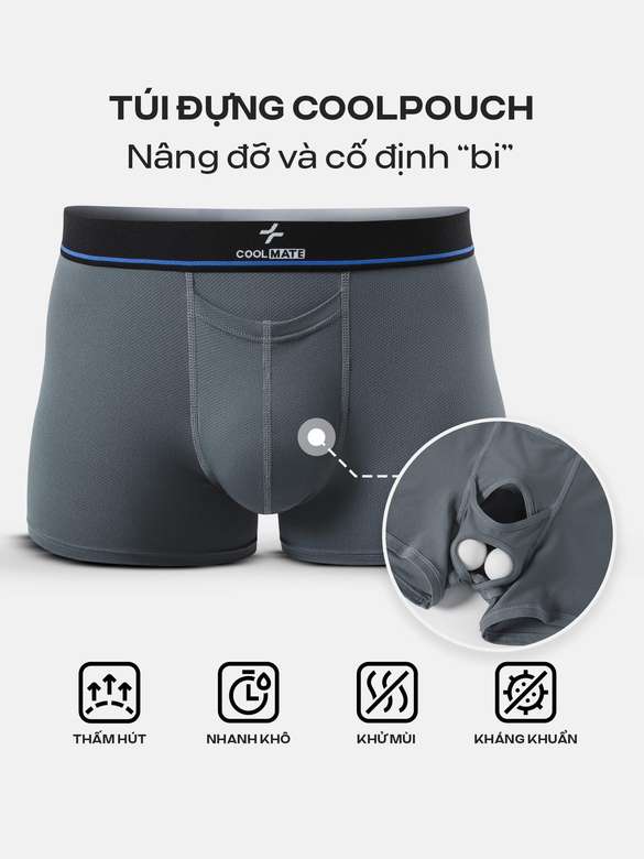 Quần Lót Nam Trunk CoolPouch II - undefined