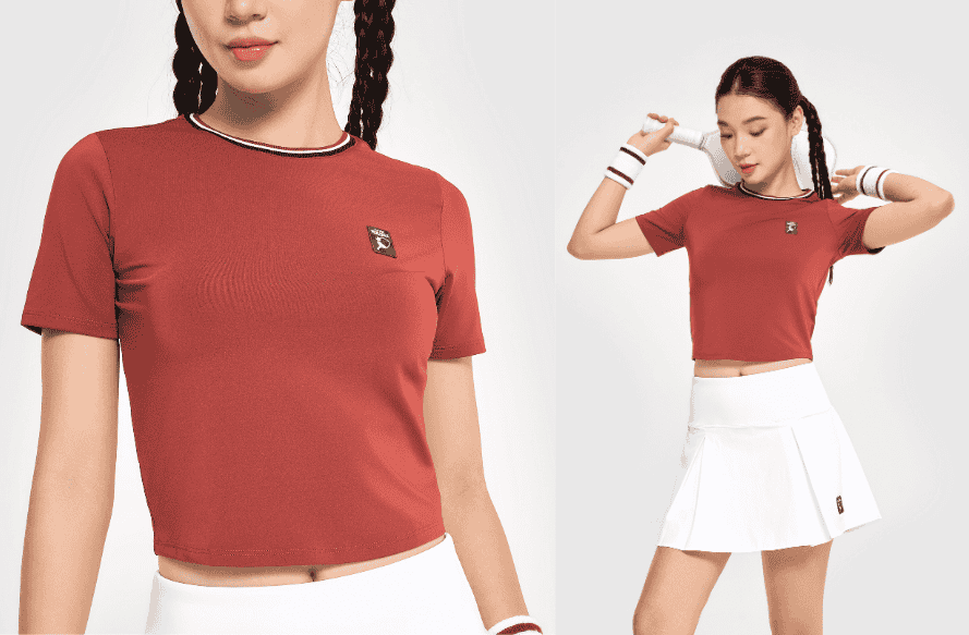 Áo Crop top nữ Pickleball Dink Shot