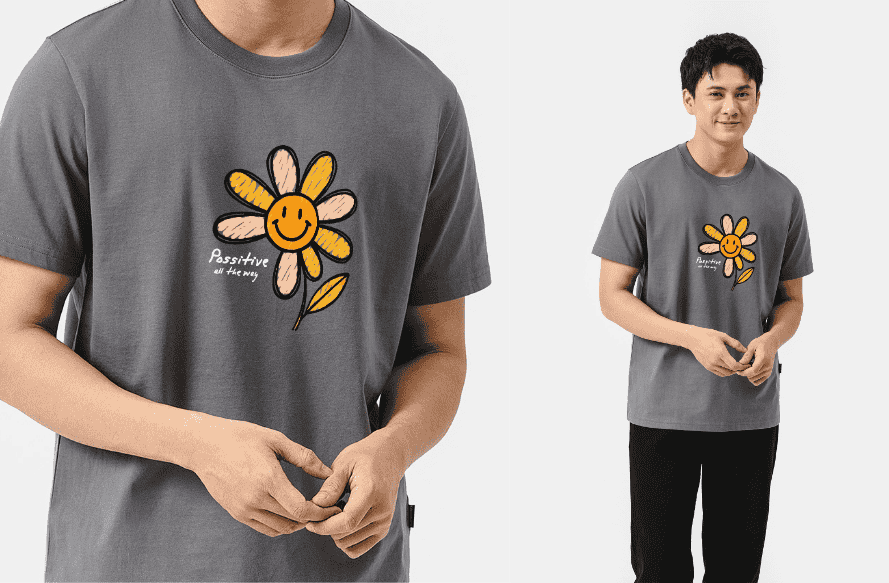 Áo thun Cotton 220gsm Regular Possitive All The Way