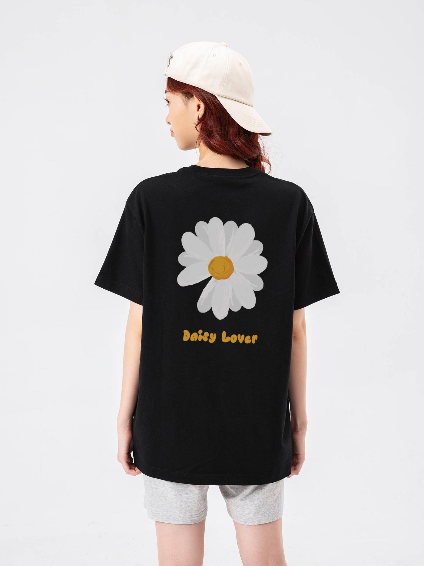 Cotton Compact Tshirt - Mini Daisy - undefined