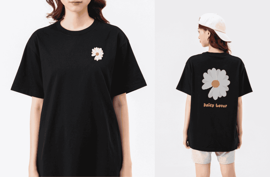 Áo thun Cotton Compact Hoa Cúc Mini