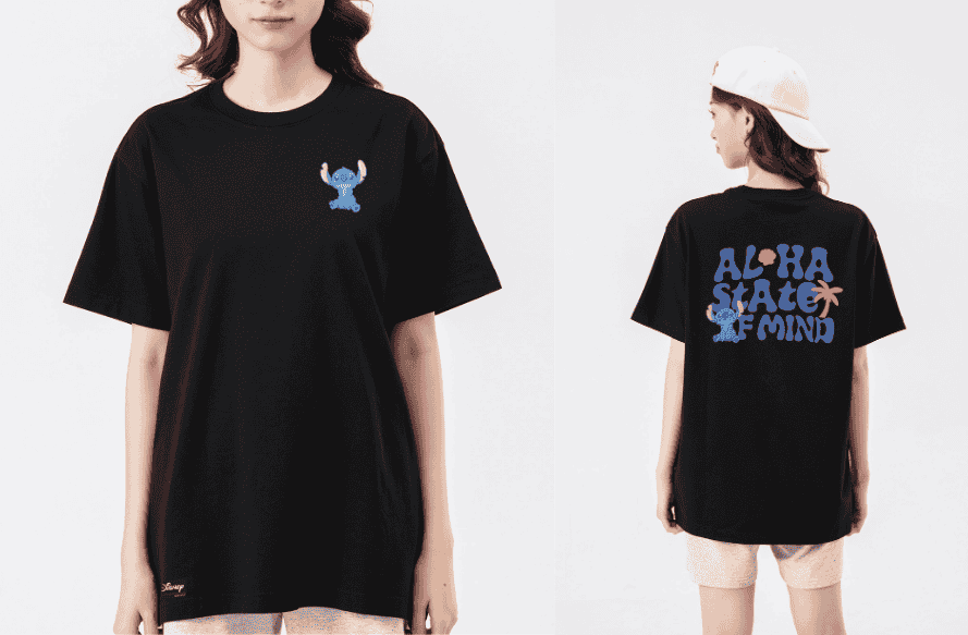 Áo thun Relaxed Fit Regular Disney Stitch Aloha