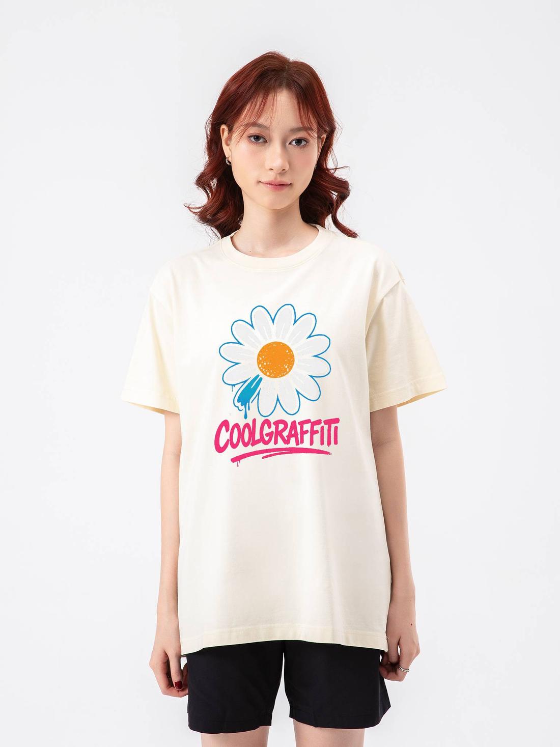 Áo thun Relaxed Fit Hoa Cúc CoolGraffiti - undefined
