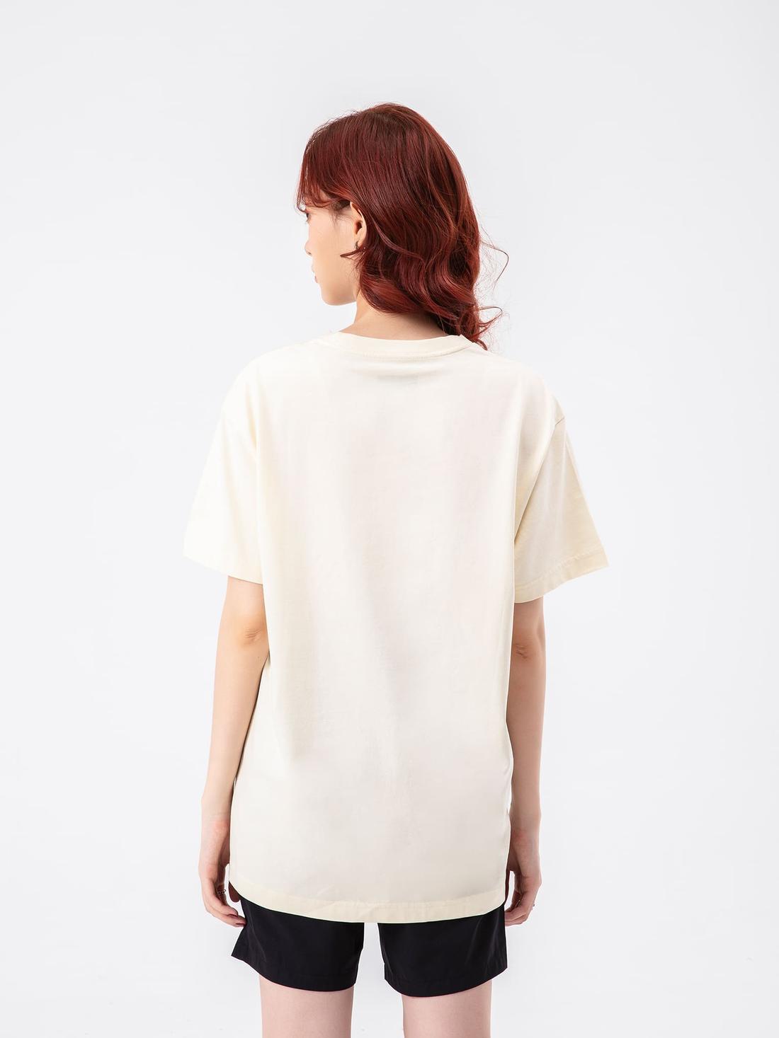 Quà tặng đơn 499k - Áo thun Relaxed Fit Hoa Cúc Doodle - undefined