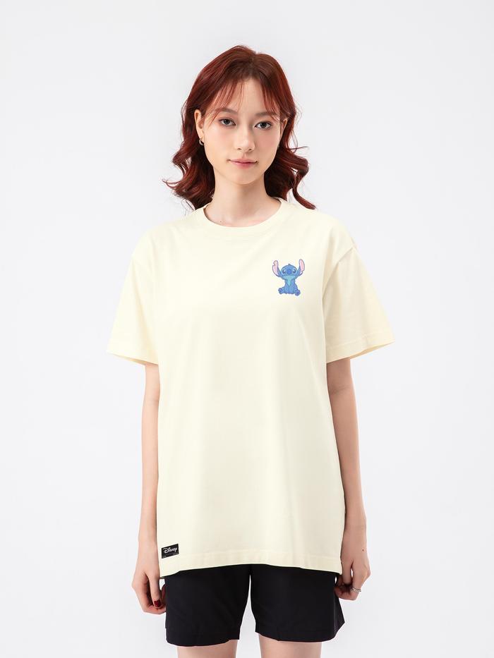 Áo thun Relaxed Fit Regular Disney Stitch Aloha - undefined