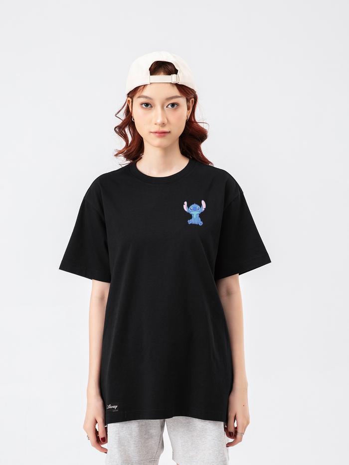 Áo thun Relaxed Fit Regular Disney Stitch Aloha - undefined
