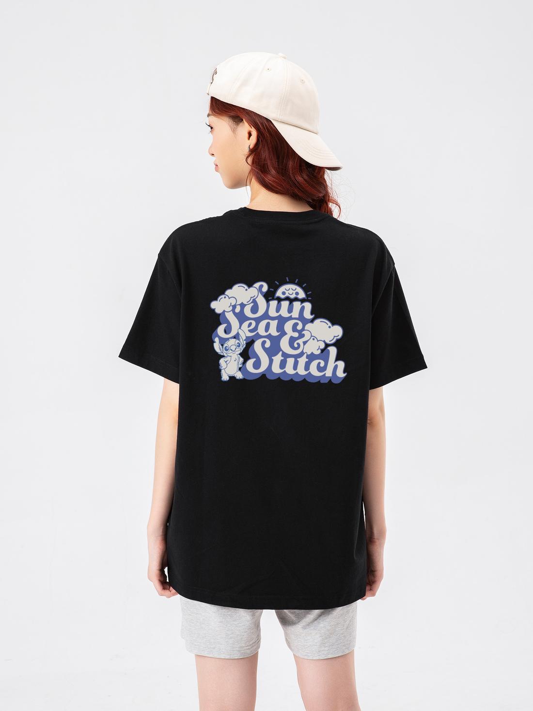 Áo thun Relaxed Fit Disney Sun Sea Stitch - undefined