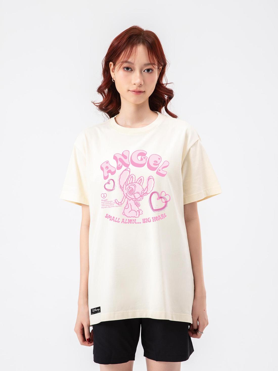 Áo thun Relaxed Fit Stitch Angel - undefined