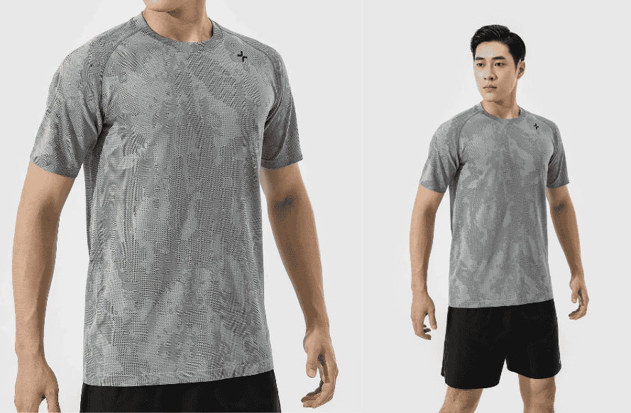 Áo thun thể thao Jacquard Seamless