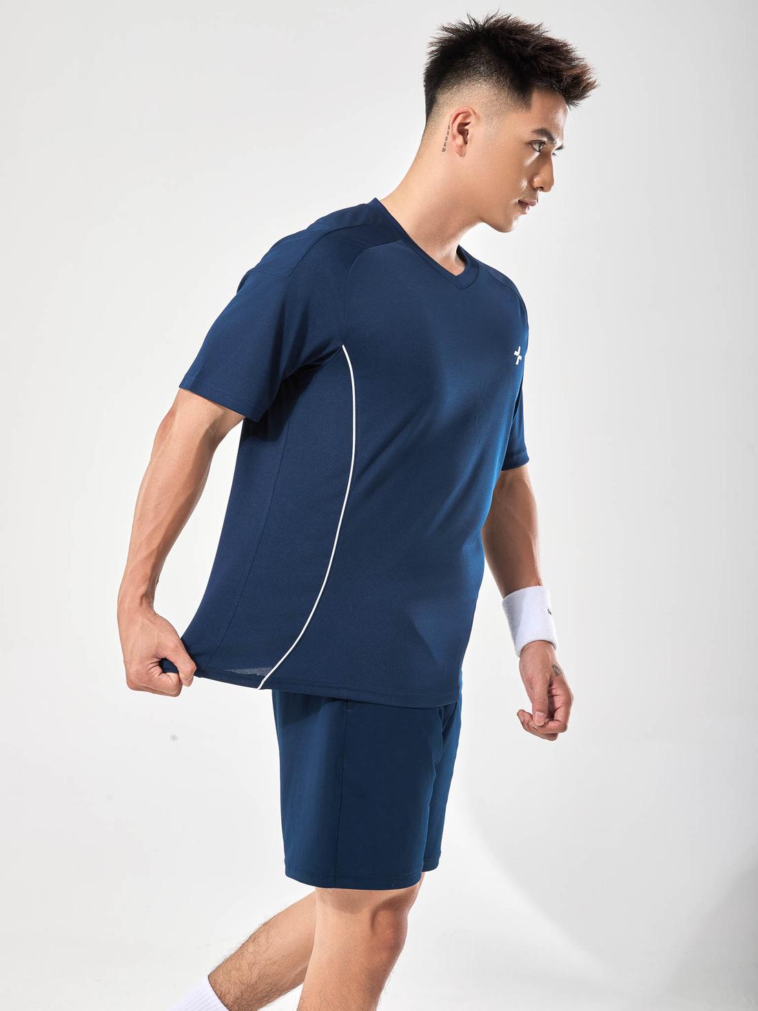 T-shirt thể thao nam FlexLine Active V-neck detail 1