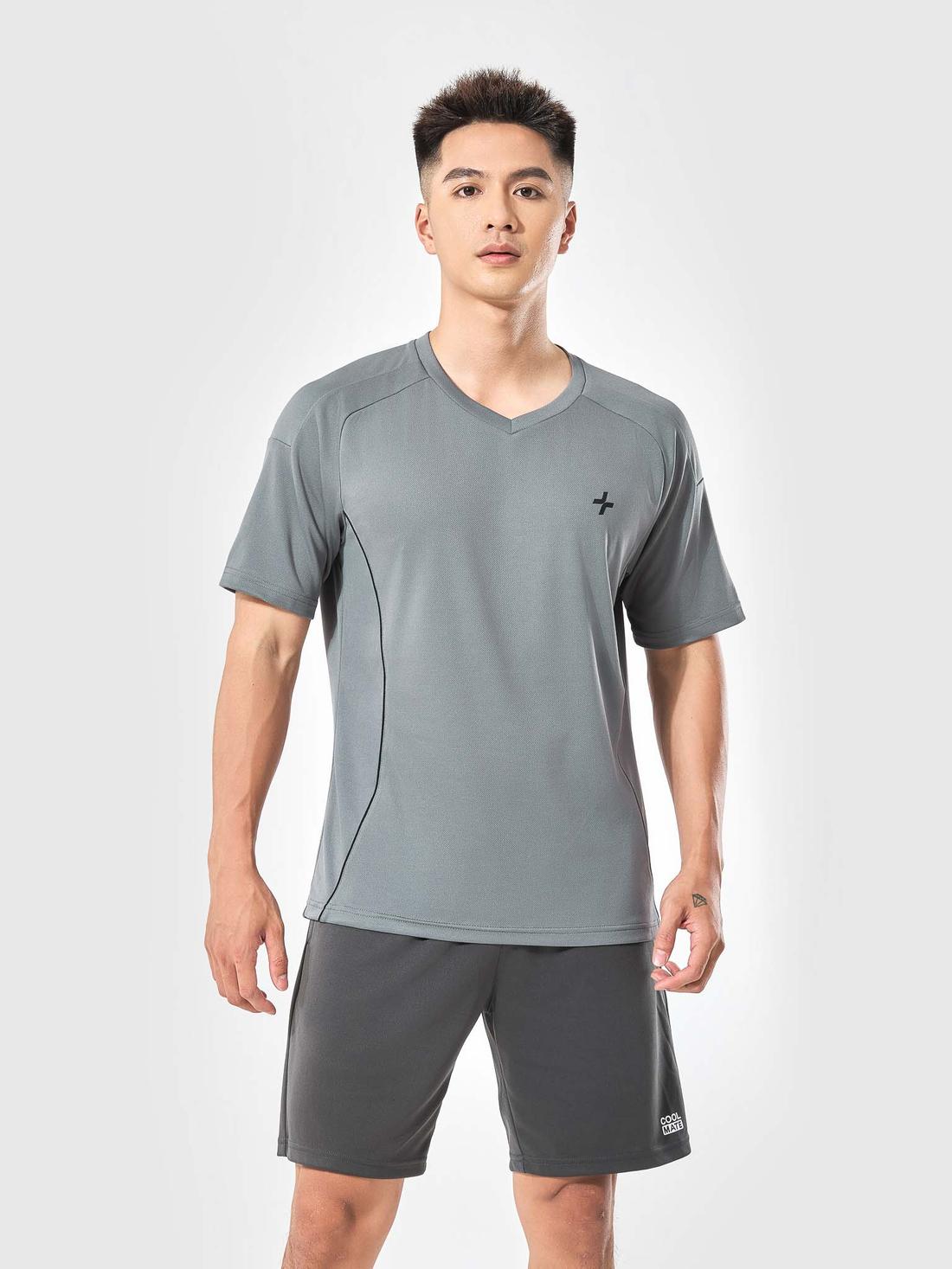 T-shirt thể thao nam FlexLine Active V-neck - undefined