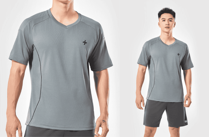 T-shirt thể thao nam FlexLine Active V-neck