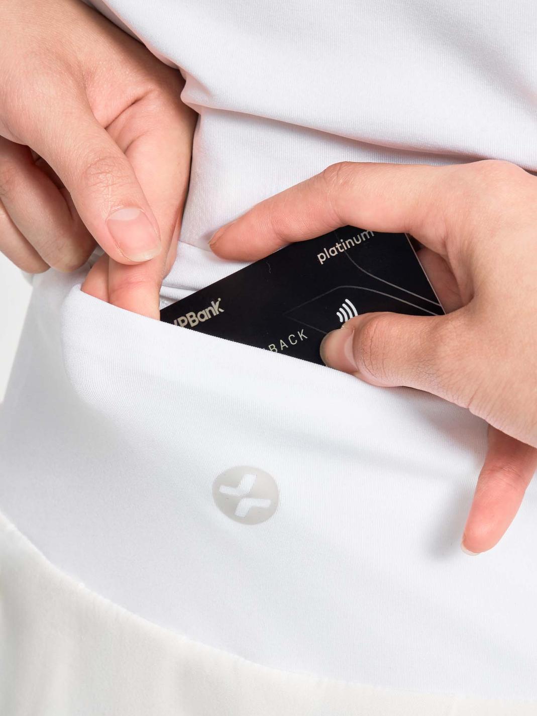 Váy Pickleball Baseline - Trắng