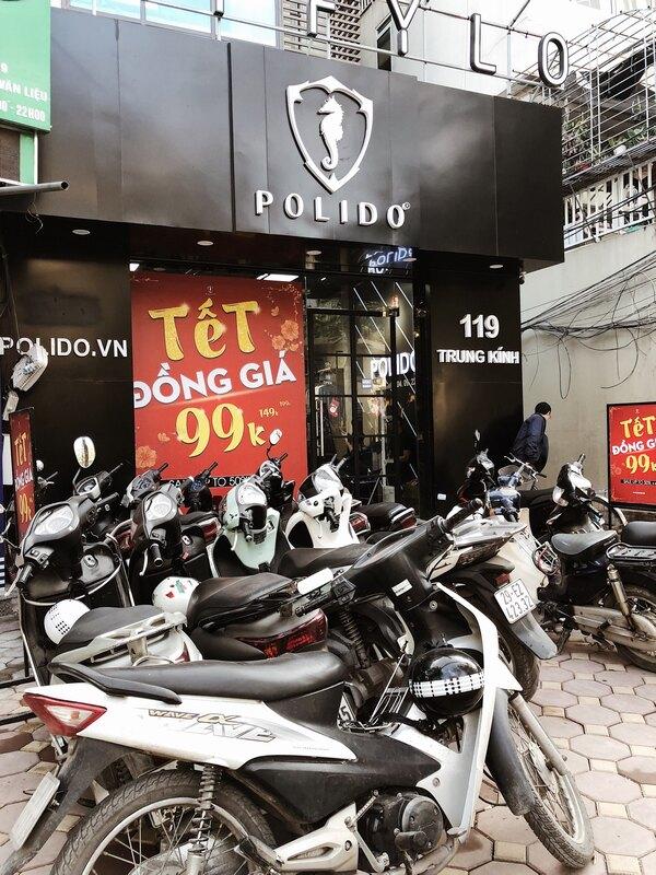hệ thống cửa hàng Polido