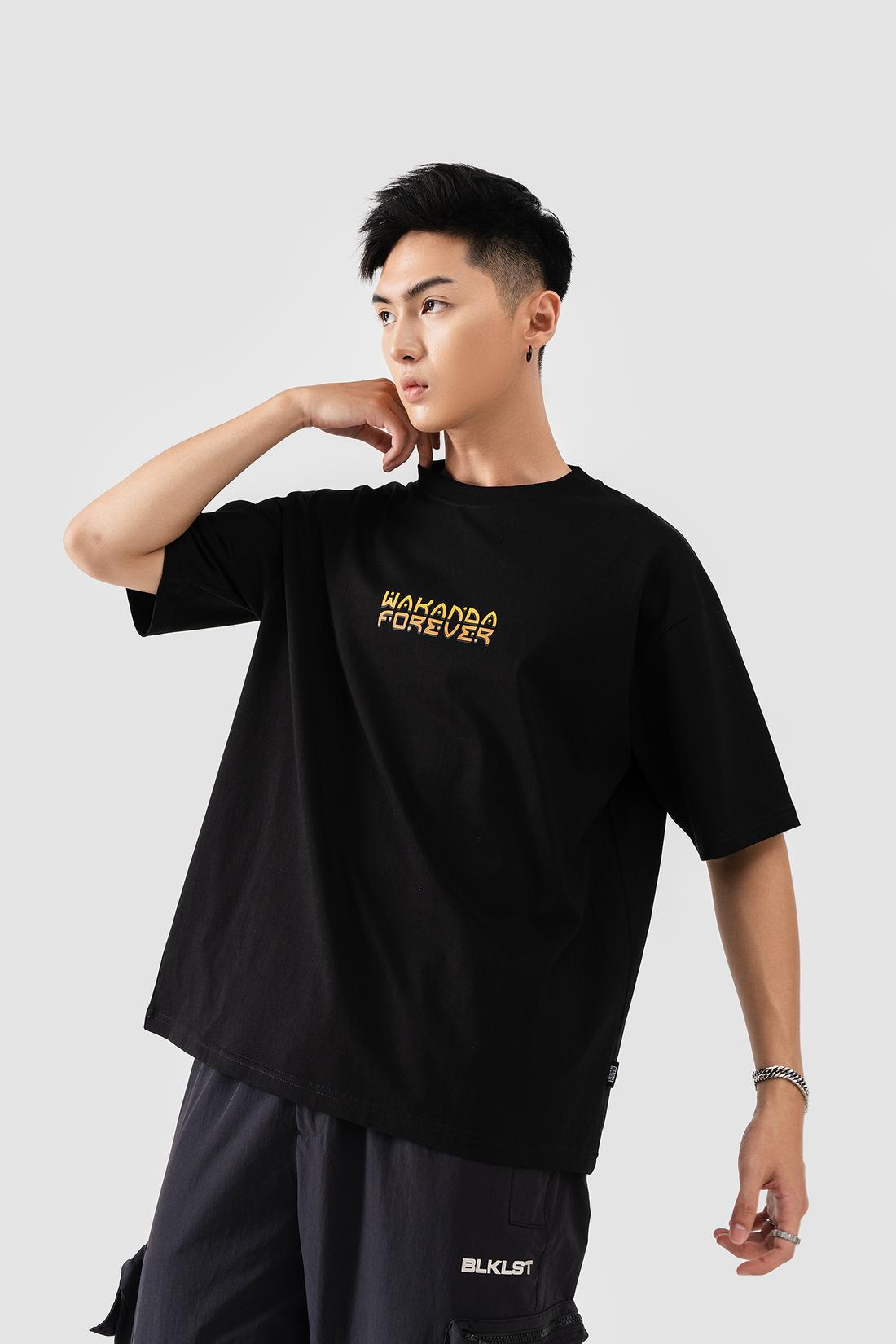 Áo thun Marvel Oversize Pride Wakanda - undefined