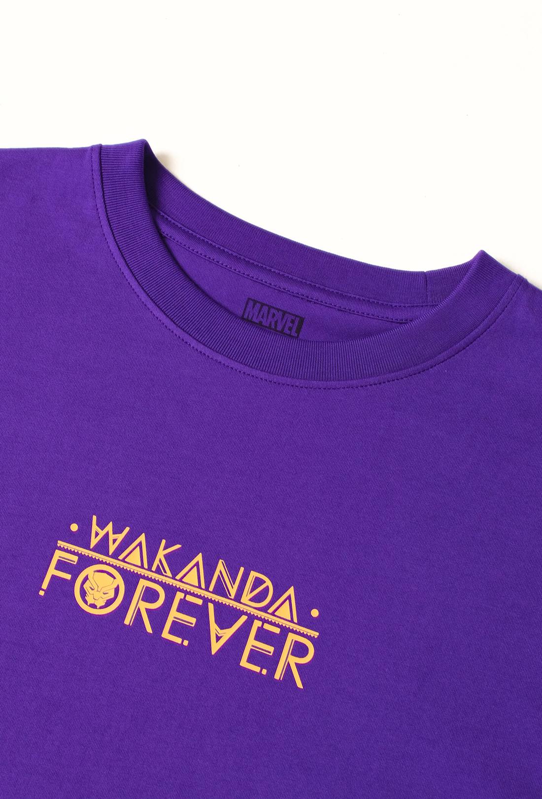 Áo thun Marvel Oversize Wakanda Forever - undefined