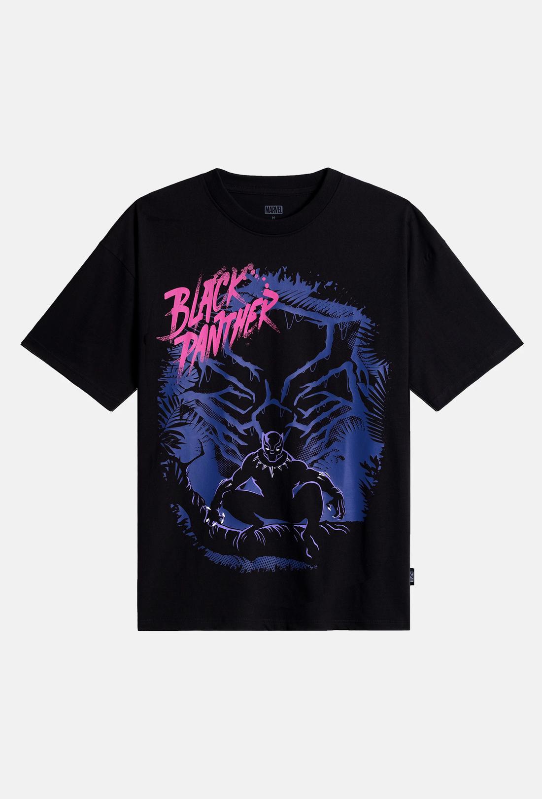 Áo thun Marvel Oversize Black Panther - Energy Pulse - undefined