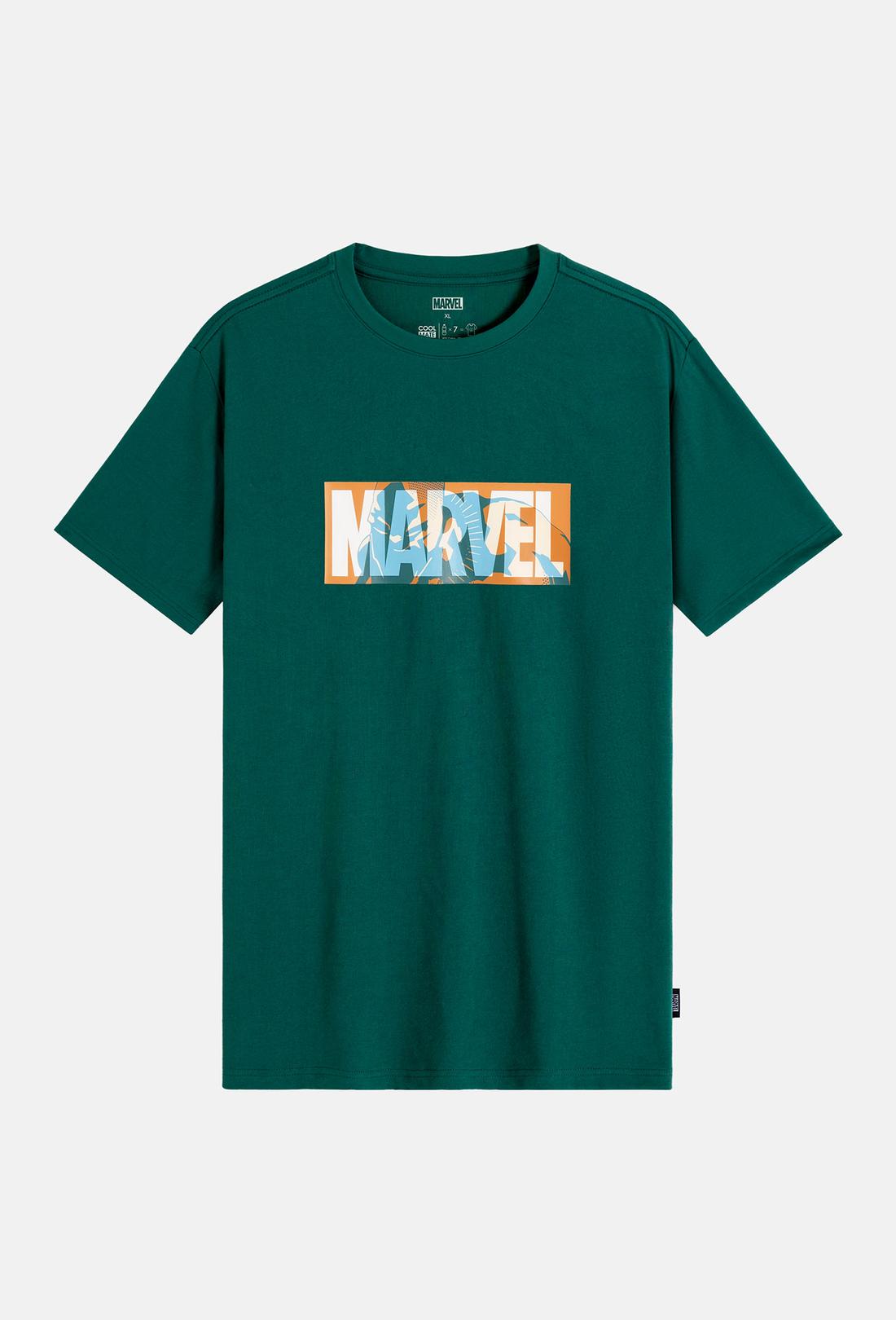 Áo thun Marvel Logo & Black Panther - undefined