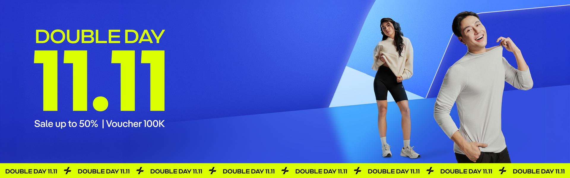 Hero banner Double Day - desktop view