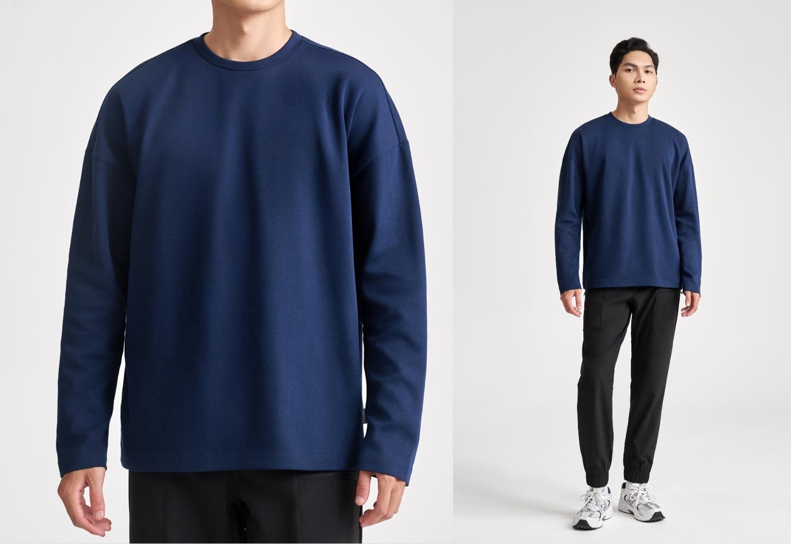 Áo dài tay nam Relax