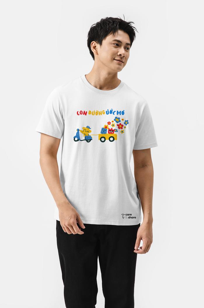 Áo in cotton 220gsm C&S x TVUM - Con đường ước mơ - undefined