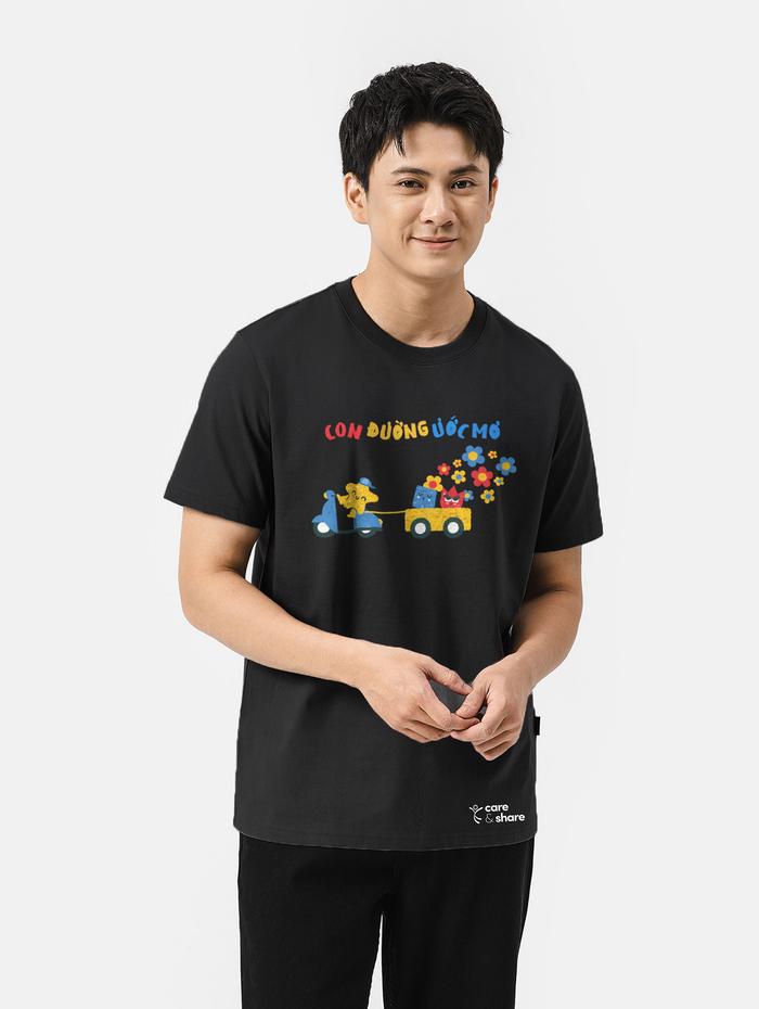 Áo in cotton 220gsm C&S x TVUM - Con đường ước mơ - undefined