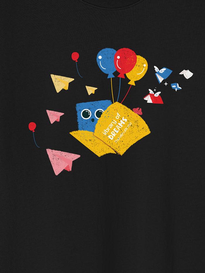 Áo in cotton 220gsm C&S x TVUM - Dream đọc sách - undefined