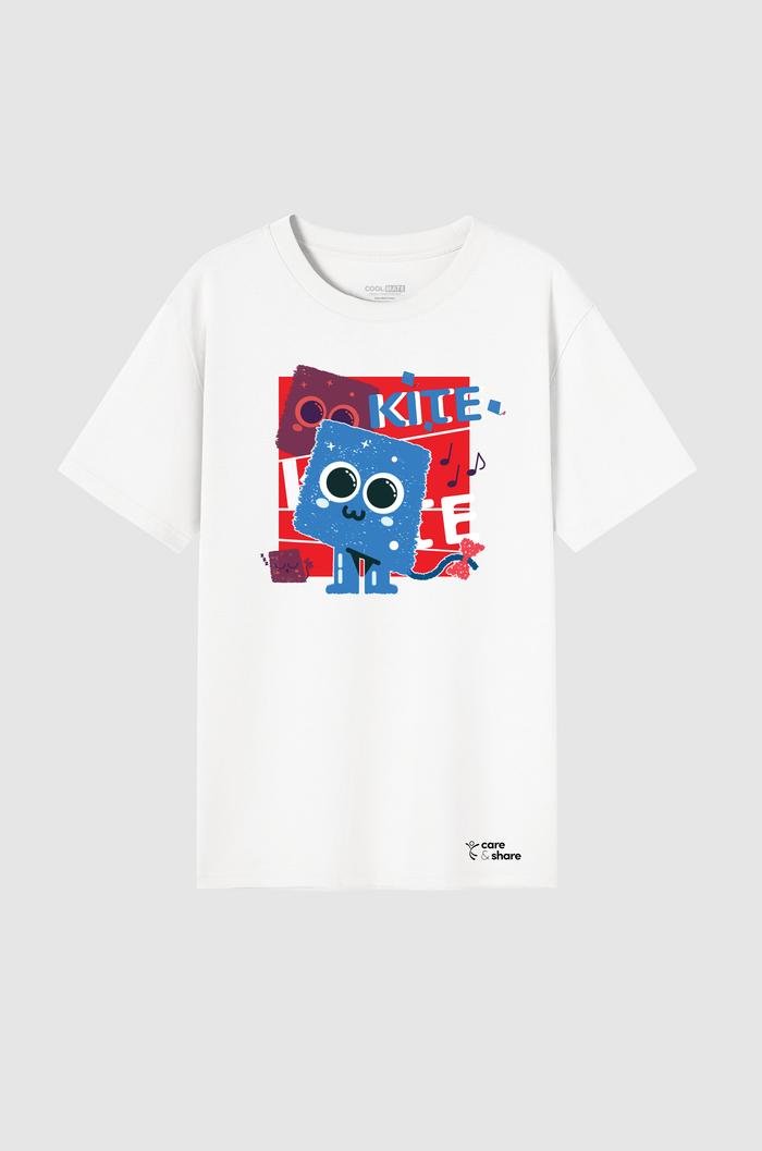 Áo in cotton 220gsm C&S x TVUM - Kite xanh - undefined