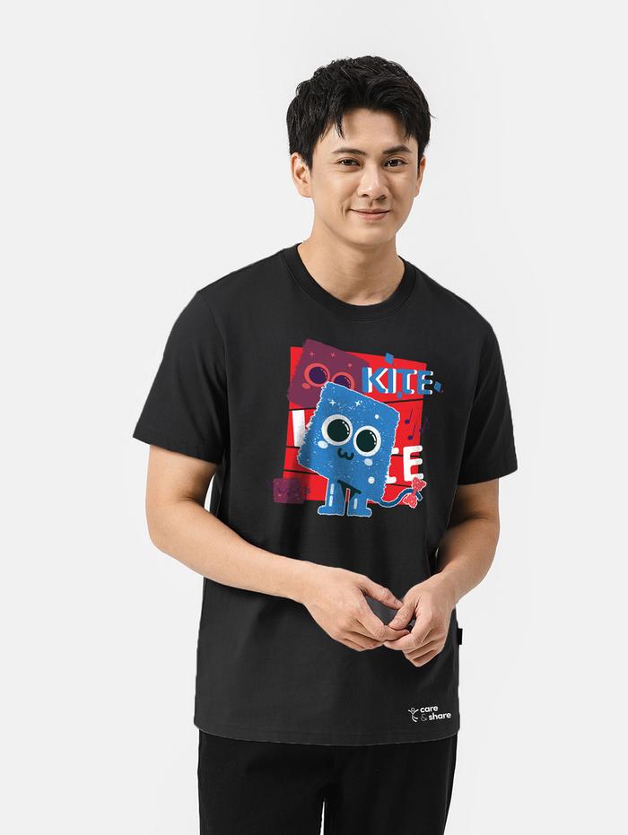 Áo in cotton 220gsm C&S x TVUM - Kite xanh - undefined