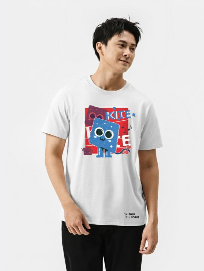 Áo in cotton 220gsm C&S x TVUM - Kite xanh - undefined