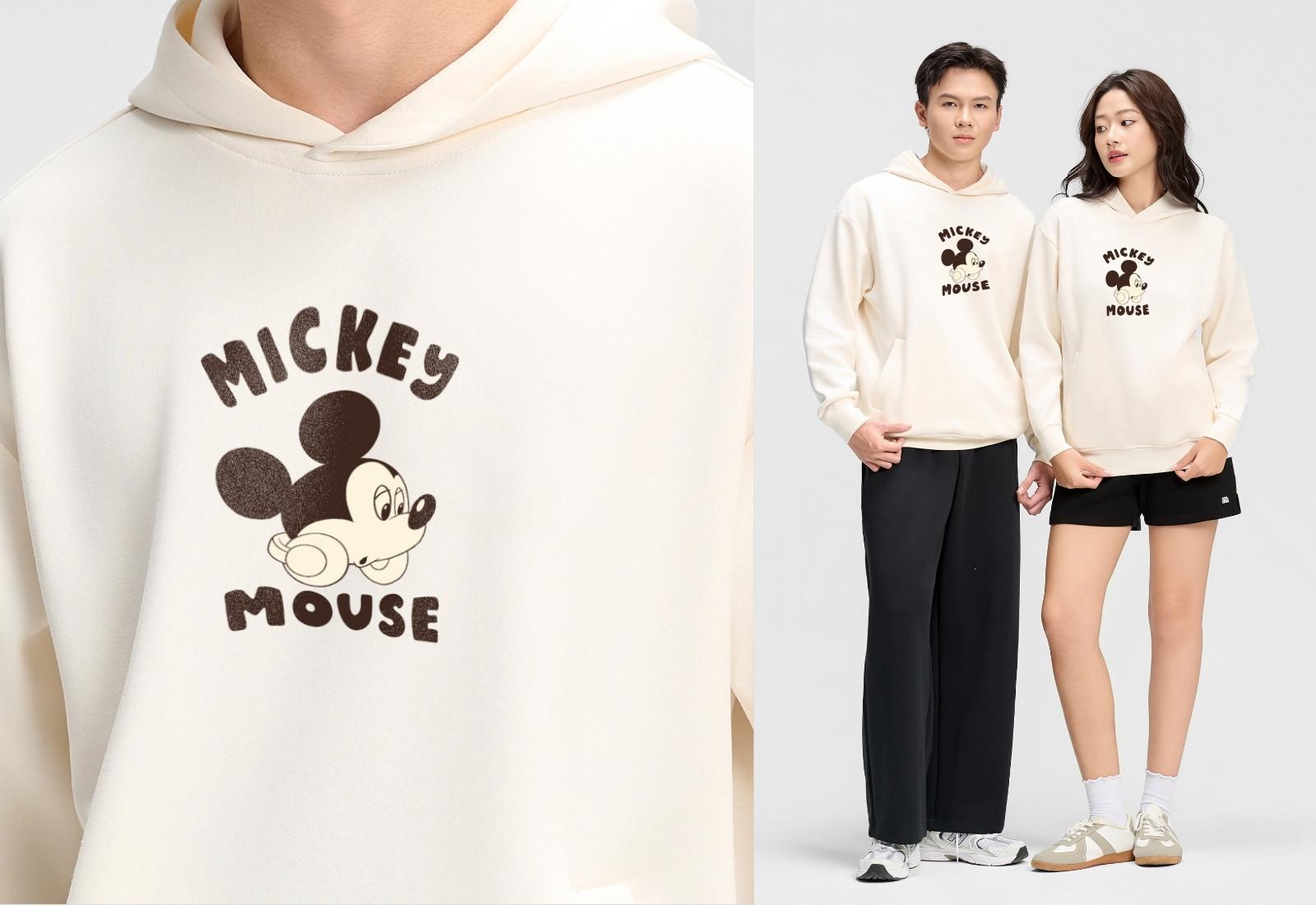 Áo nỉ All-day Hoodie Mickey Mouse in Real Life