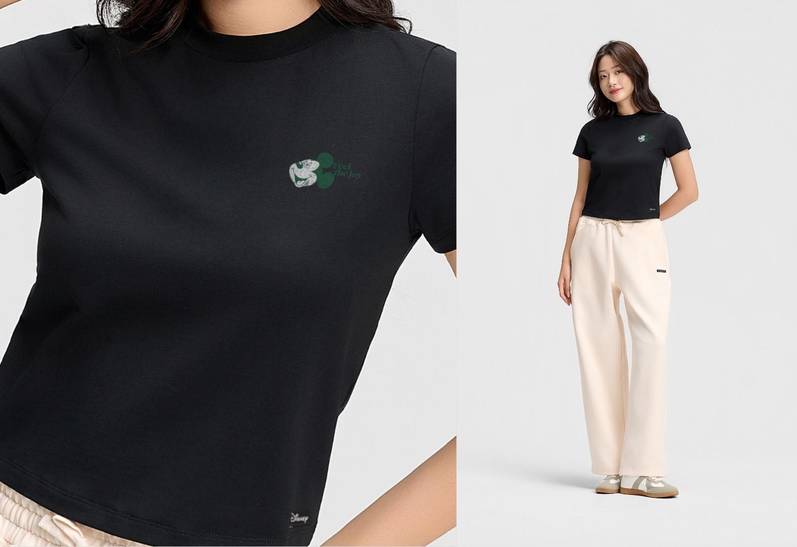 Áo thun Baby Tee Cotton Compact Feel The Joy