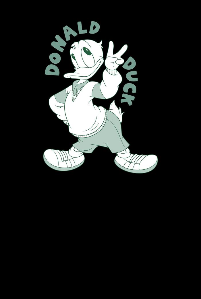 Áo thun Baby Tee Cotton Compact Donald Say Hi - undefined