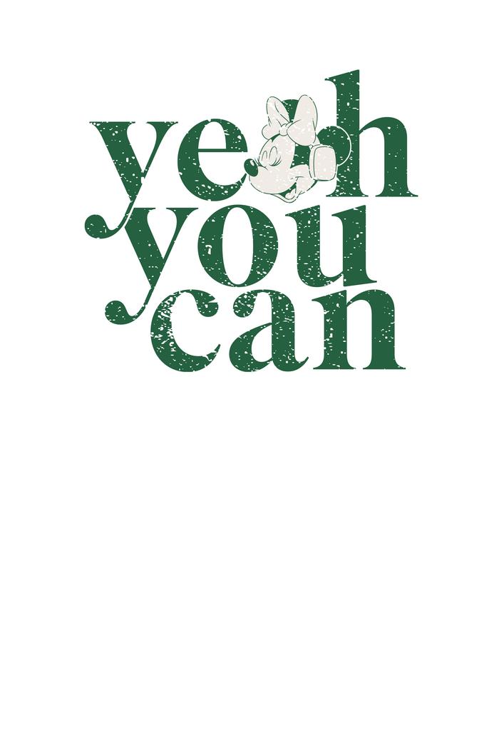 Áo thun Baby Tee Cotton Compact Yeah You Can - undefined