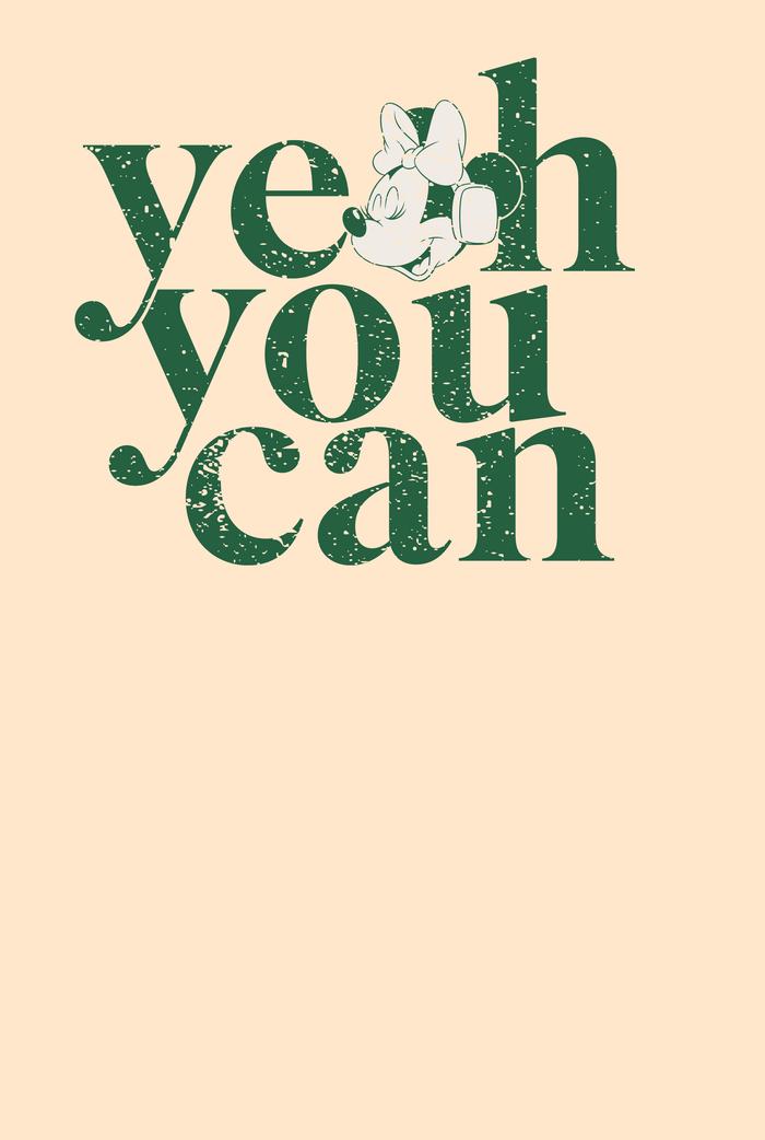 Áo thun Baby Tee Cotton Compact Yeah You Can - undefined