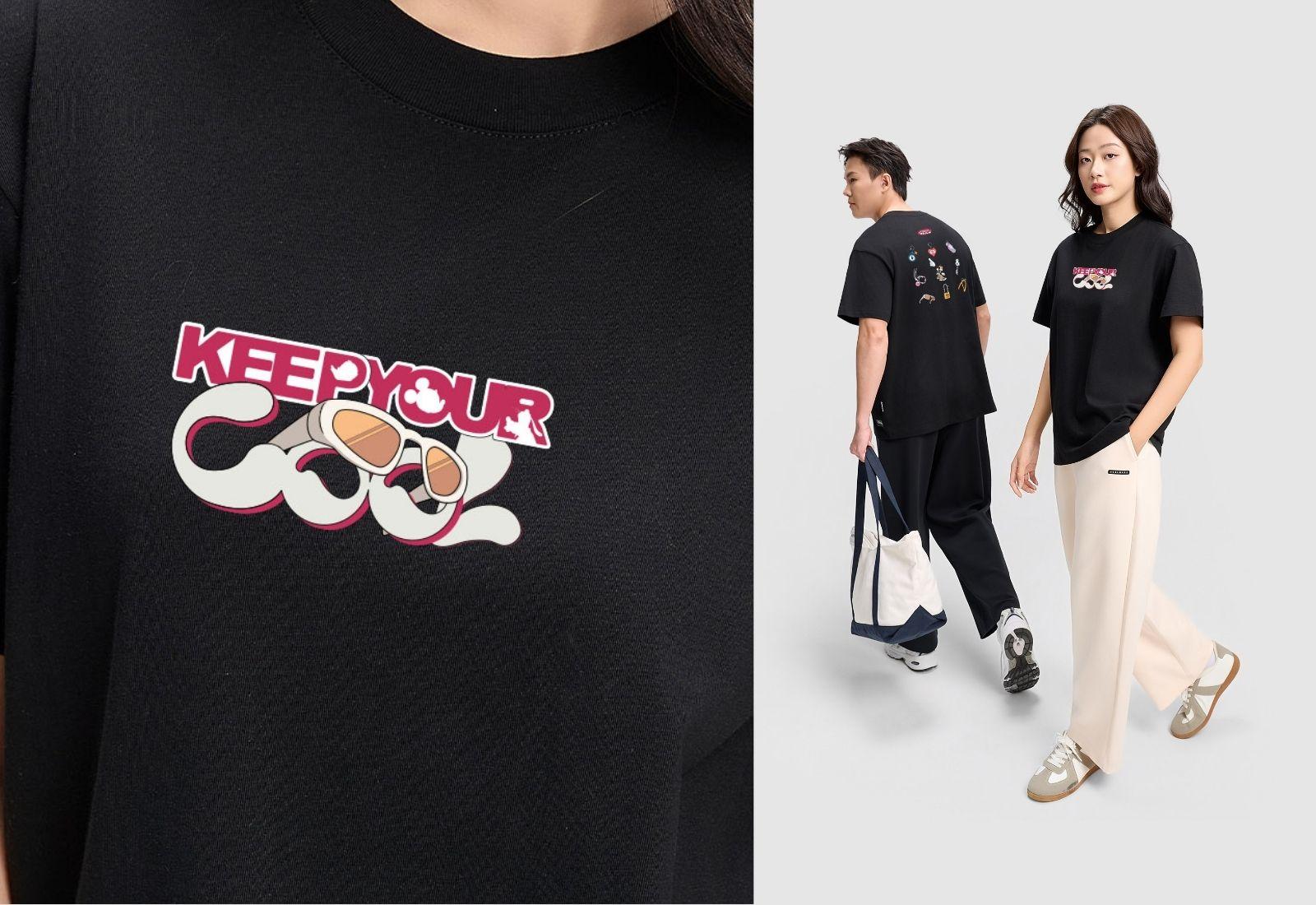 Áo thun Relaxed Fit 100% Cotton Keep Your Cool