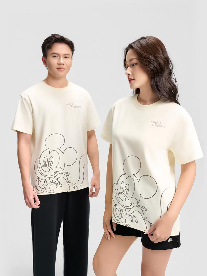 Áo thun Relaxed Fit 100% Cotton Relax & Recharge - undefined