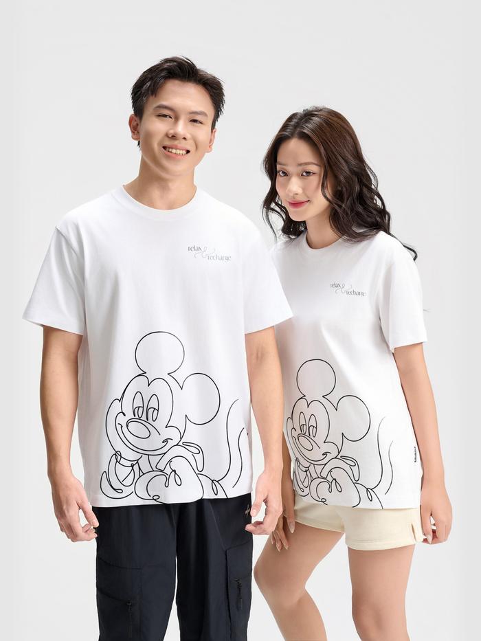 Áo thun Relaxed Fit 100% Cotton Relax & Recharge - undefined