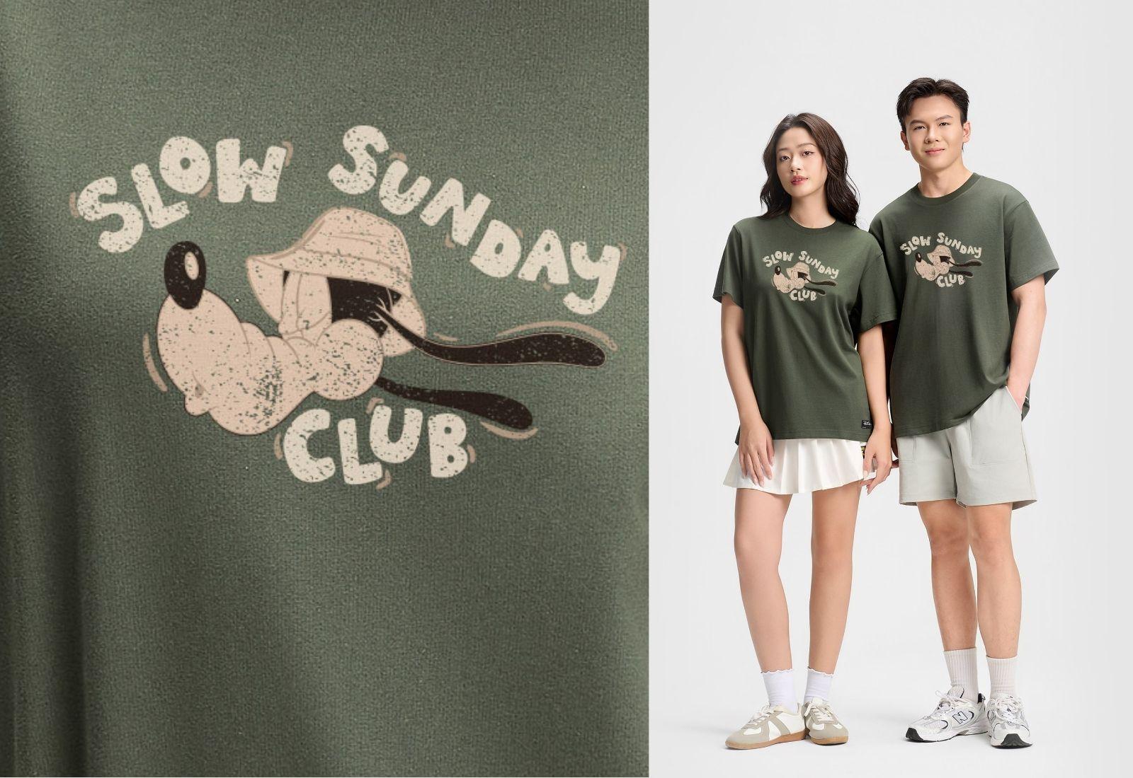 Áo thun Relaxed Fit 100% Cotton Slow Sunday Club