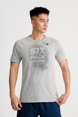 Áo thun training hidden graphic "6 packs loading..." - undefined