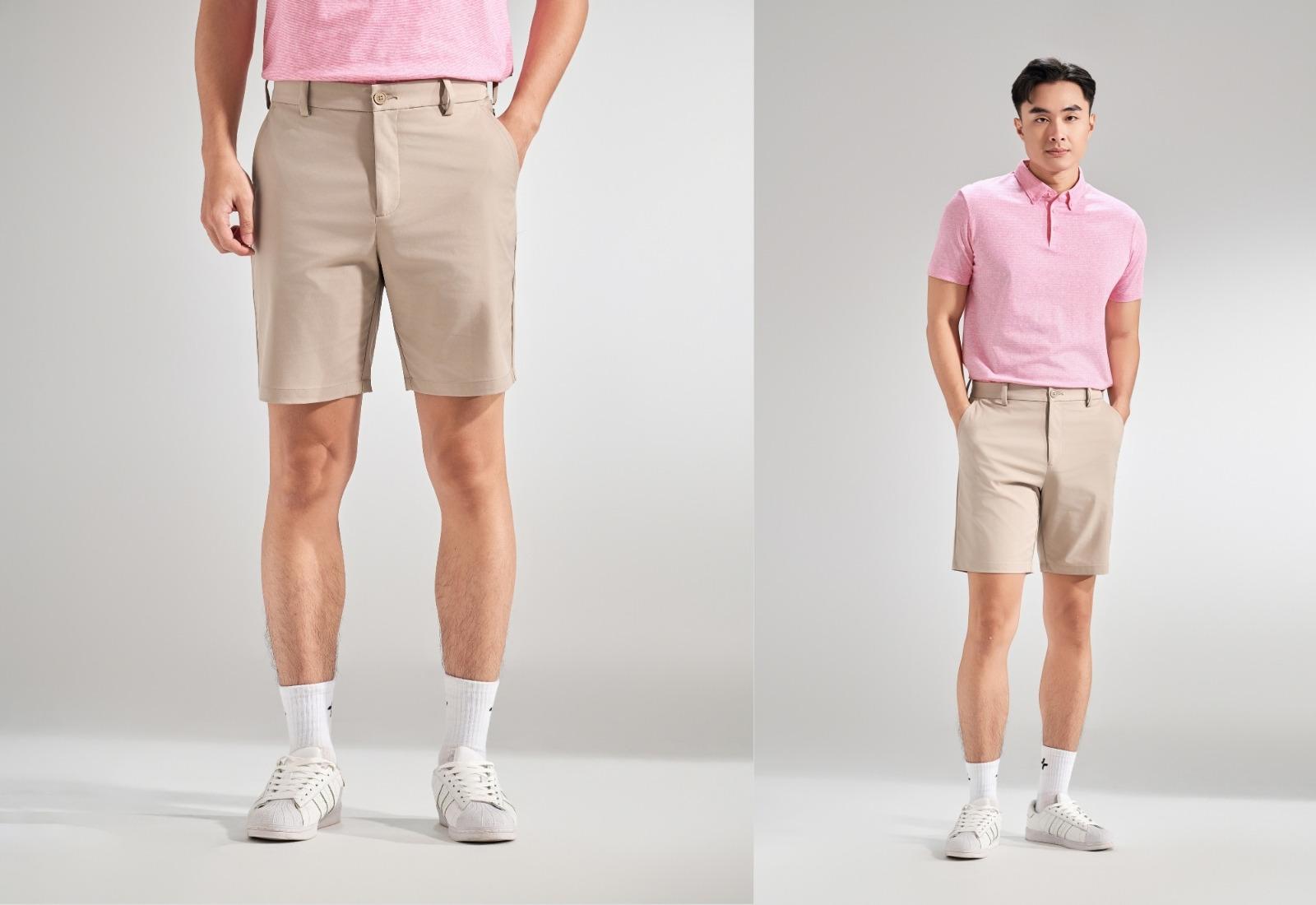 Quần Shorts Nam Kaki Excool