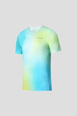 Tshirt chạy bộ graphic Blue Gradient - undefined