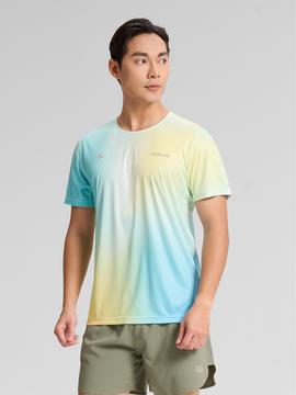 Tshirt chạy bộ graphic Blue Gradient - undefined
