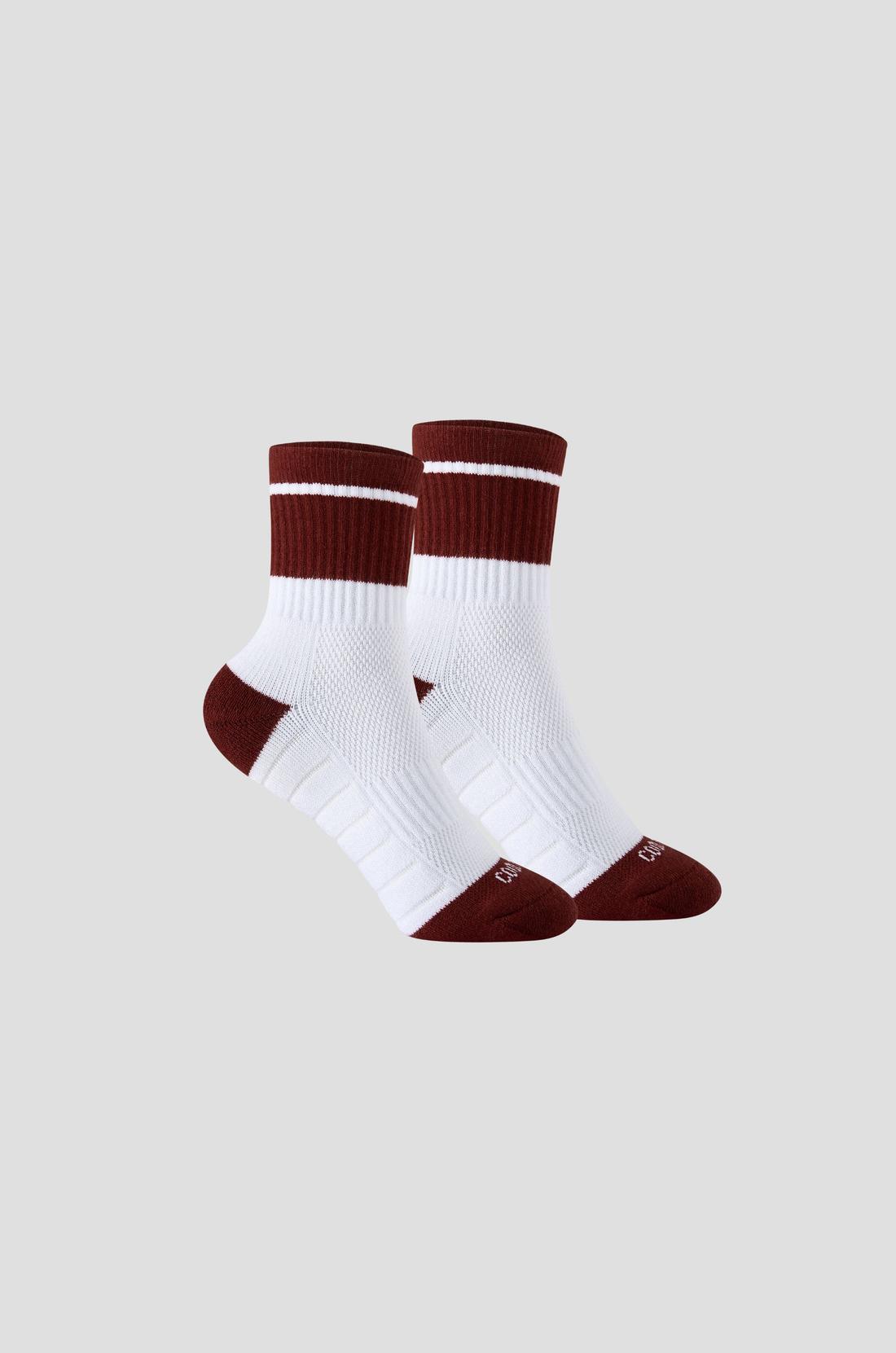 Tất Pickleball Cổ Trung Colorblock Crew - undefined