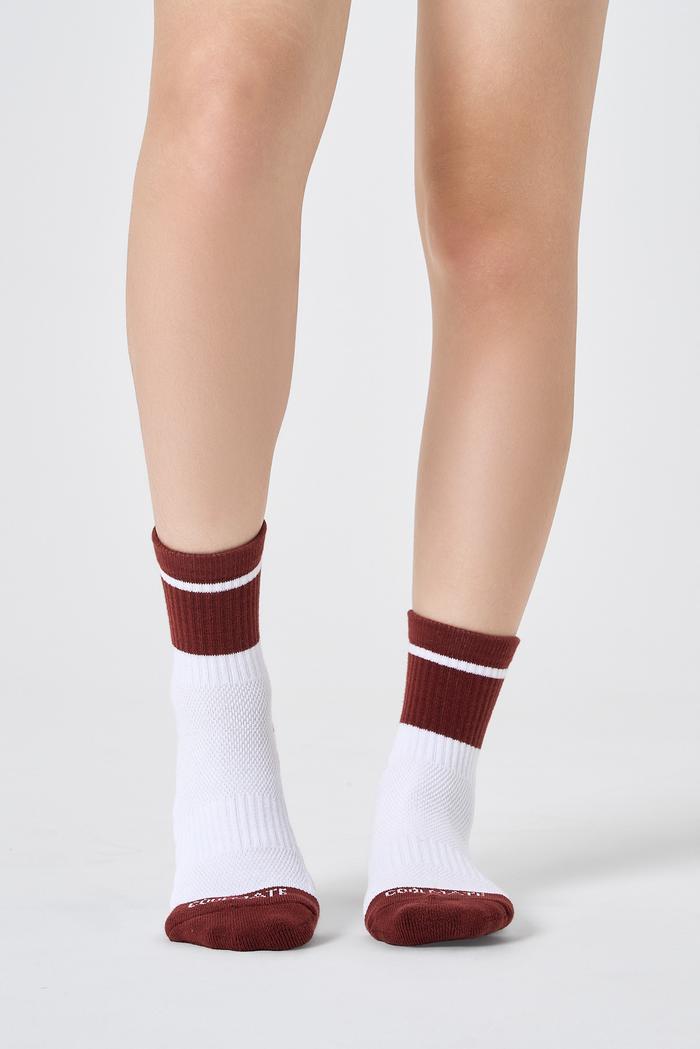 Tất Pickleball Cổ Trung Colorblock Crew - undefined