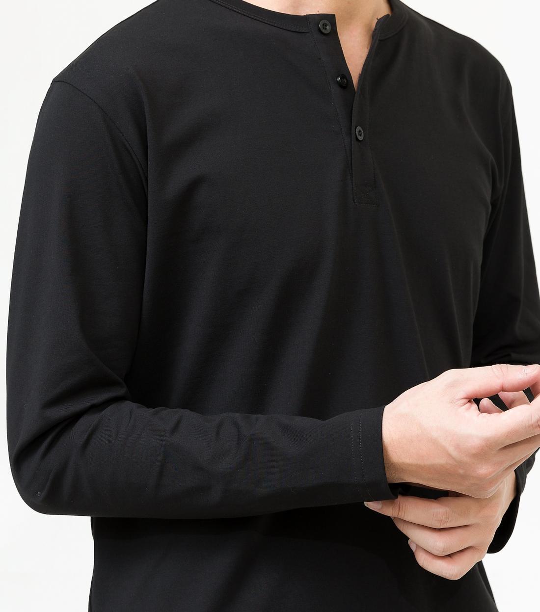 Áo dài tay viền cổ trụ - Outlet - undefined