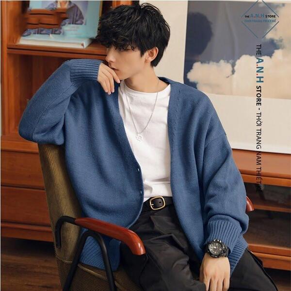 Địa chỉ mua áo cardigan nam THE A.N.H STORE