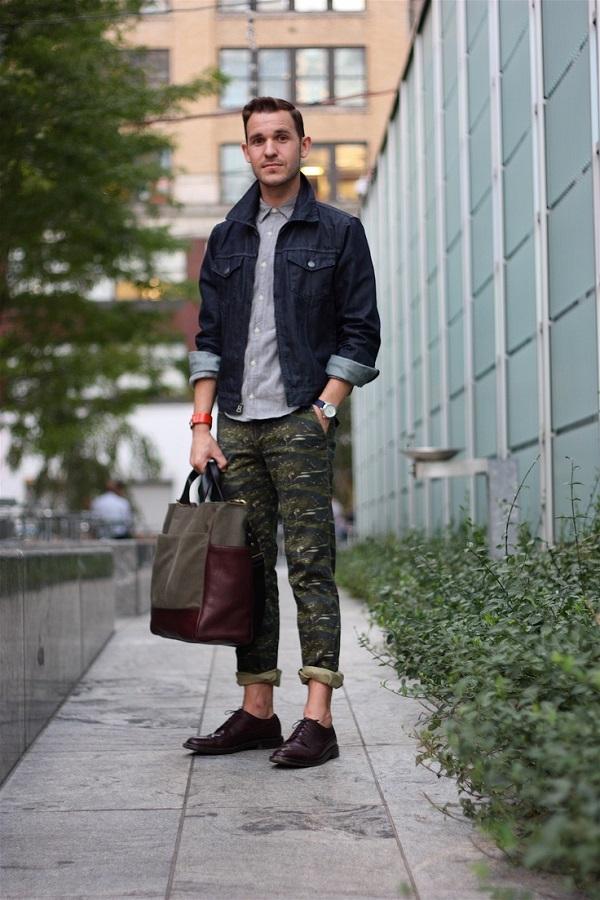 Vải họa tiết Camouflage gắn liền với màu áo lính, màu quân phục
