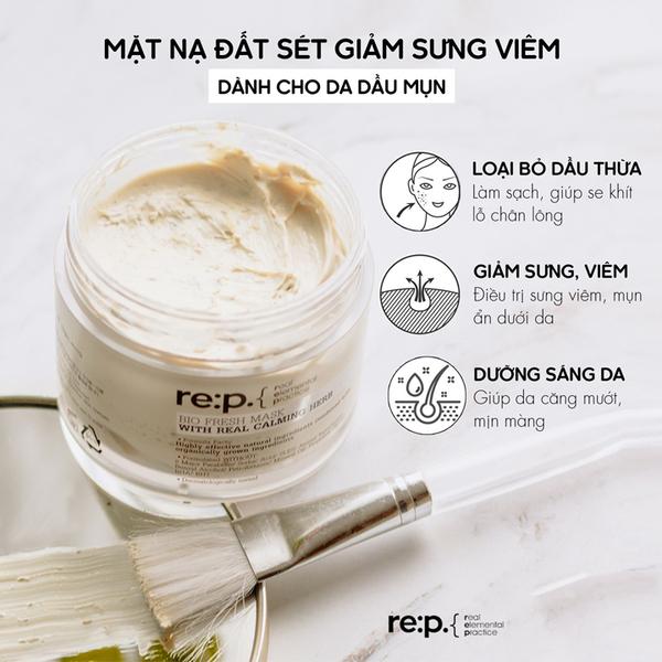 Mặt nạ đất sét RE:P hoa cúc 