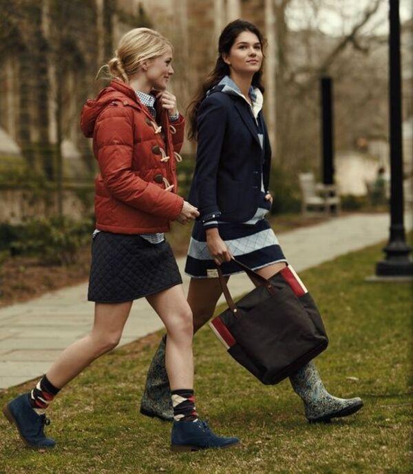 Phong cách Preppy cùng áo khoác ngoài